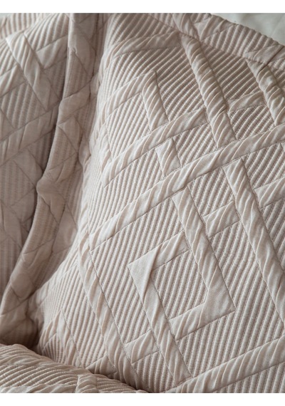 Bedline Tek Yatak Örtüsü Çift Kişilik Zen Bej 230x240 Cm