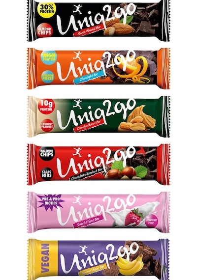 Uniq2go Karışık Midi Protein Bar Seti 16 Adet