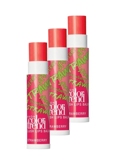 Avon Color Trend Dudak Balmı Strawberry 3'lü