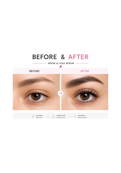 Su Bazlı Kaş & Kirpik Serumu Keratin, Biotin & Peptit 6ml