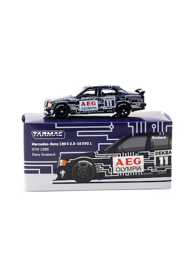 Tarmac Works 1/64 Mercedes-benz 190 E 2.5-16 Evo 1 Dtm 1989 Dany Snobeck - Global64 T64g-057-89dtm11 Çok Renkli