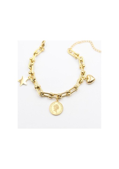 Charm Tfn Zincir Bileklik - Altın 32203752