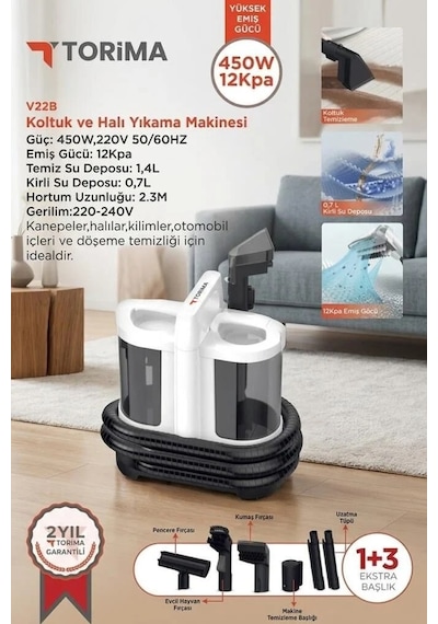 Özel Seri Leke Sökücü Temizlik Aleti Ev Temizliği Halı Ve Koltuk Yıkama Cam Temizleme V22b