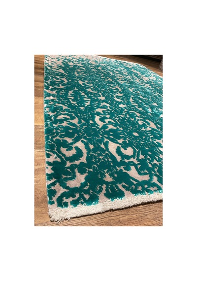 Bamboo 10531a 160x230 Zümrüt Yeşili Halı Yeşil