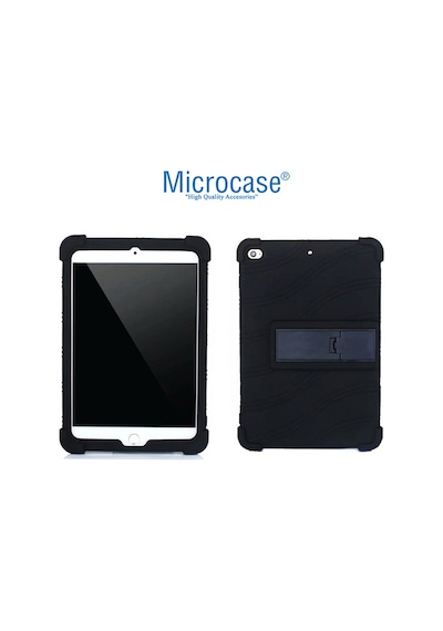 Apple Uyumlu iPad  9.7 2016 2in1 Set Standlı Silikon Kılıf + Klavye -AL8107
