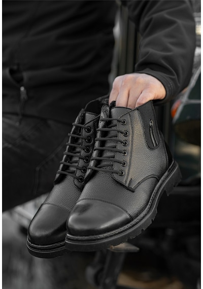 Daxtors Darko Su Ve Soğuk Geçirmez Içi Kürklü Unisex 36-46 Büyük Numara Mevcut Bot Siyah
