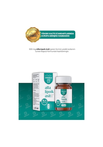 Alfa Lipoik Asit 600 Mg 30 Kapsül