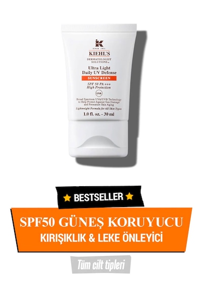 Kiehl's Ultra Light Günlük Uv Koruyucu Güneş Kremi - Spf50 30 Ml