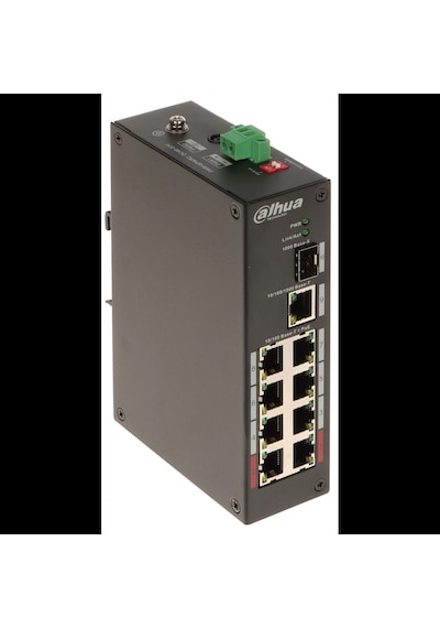 Dahua Pfs3110-8et-96-v2, 8 Port, Megabit, Poe 96w, 1 Port Gigabit Uplink, 1 Port Gigabit Sfp, Yöneti