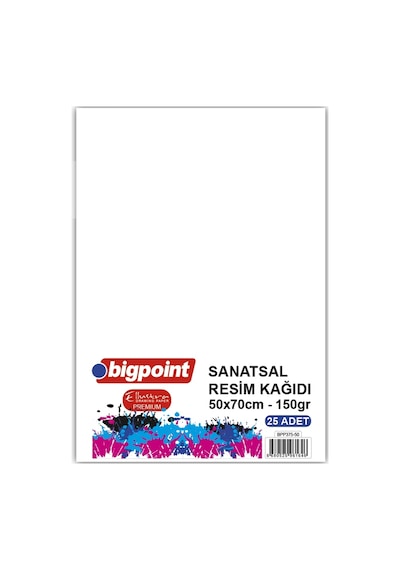 Bigpoint Sanatsal Resim Kağıdı 135 Gram 50x70cm - 10 Yaprak