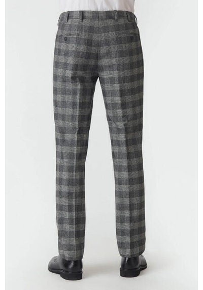 Bisse Erkek Regular Fit Platinum Ekoseli Klasik Pantolon GRİ Gri Bisse Erkek Regular Fit Platinum Ekoseli Klasik Pantolon GRİ Gri