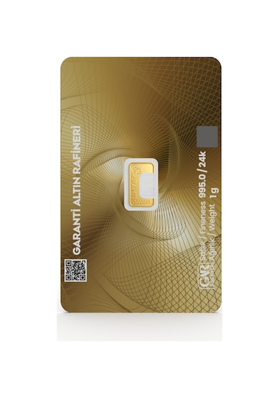 Garanti Gold 1 gr Gram Külçe Altın 24 Ayar