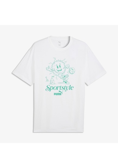 Puma Graphic Erkek Beyaz T-shirt 691781