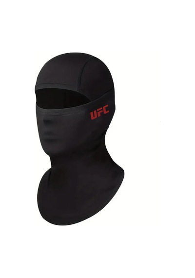 Flex Ufc Yazılı Siyah Kar Maskesi Model 5 Balaklava Kış Motor Drill Dövüş Box Mma Kickbox Spor