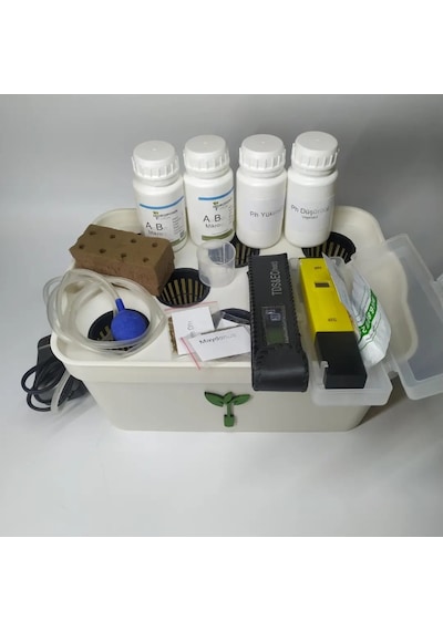 Hidroponik Set Topraksız Tarım Seti Hidrobox XL Hidroponik Set Topraksız Tarım Seti Hidrobox XL