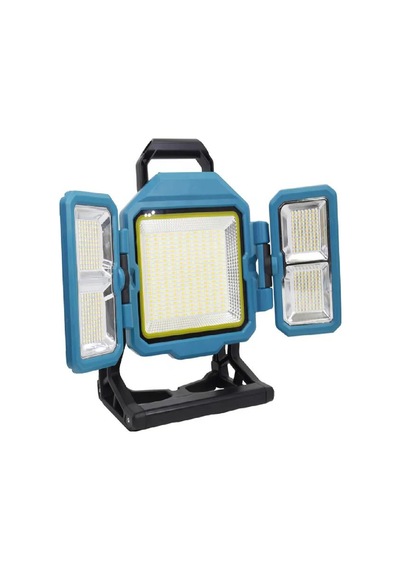 İdragon V5000 Güneş Enerjili Katlanabilir Solar Led Projektör- 16500mah Powerbankli, Kademesiz Dimmer Ayarlı, Ip66 Su Geçirmez Şantiye, Çalışma & Kamp Işığı