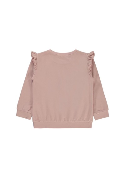 Civil Girls Tavşan Baskılı 2-5 Yaş Sweatshirt Pudra