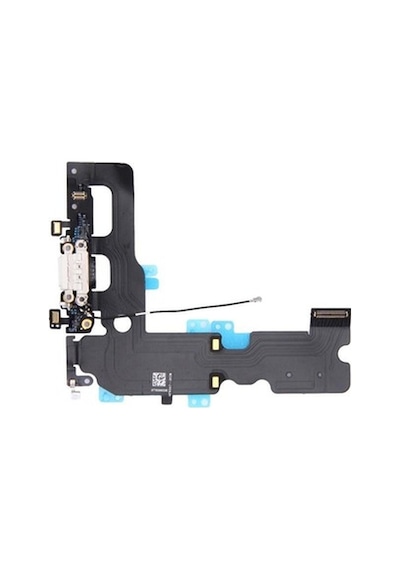 Apple Uyumlu iPhone 7 Plus Şarj Soketi Mikrofon Filmi - Beyaz