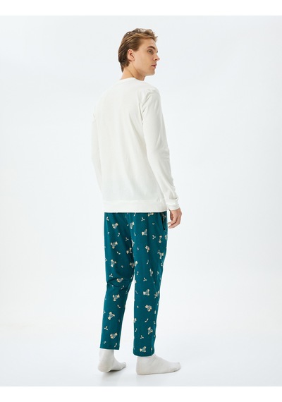 Koton Yılbaşı Temalı Ayıcık Desenli Bol Kalıp Örme Pijama Takımı Yeşil Desenli 5wlm40022mk Yeşil Koton Yılbaşı Temalı Ayıcık Desenli Bol Kalıp Örme Pijama Takımı Yeşil Desenli 5wlm40022mk Yeşil
