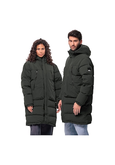 Jack Wolfskin Dellbrueck Long Jkt Unisex Outdoor Montu 1207551-6502 Siyah