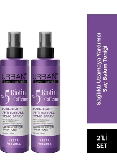 Urban Care Expert Biotin & Caffein Saç Toniği 200 Ml X 2 Adett PKT.URBANCARE.041