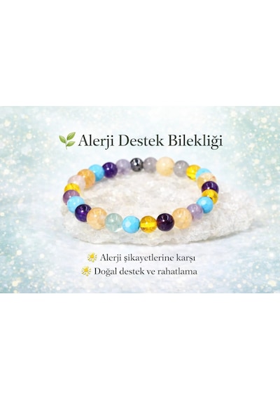 Alerji Destek Bilekliği Çok Renkli