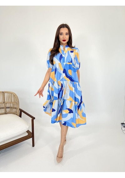 Dogutrend 5522 Elbise-ferrara Altın