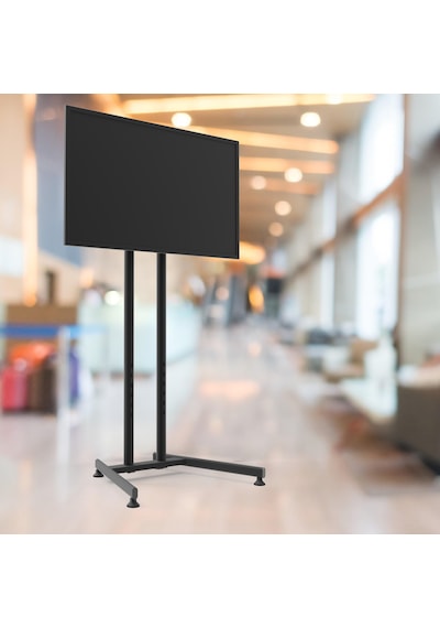 Alpın Tv/fuar Standı Sabit Ayaklı Metal Tv Ünitesi 40 İnç 75 İnç