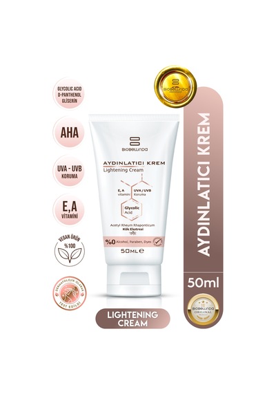 Doğal Aydınlatıcı Yüz Bakım Krem 50ml