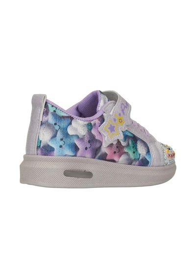 5009 Kız Çocuk Okul Öncesi Işıklı Sneaker Gümüş