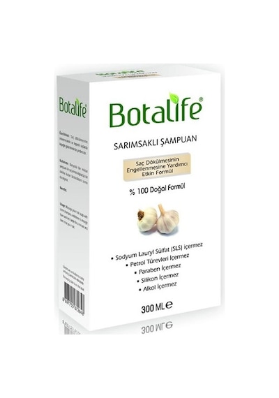 Botalife Parabensiz Sarımsaklı Şampuanı 300 ML
