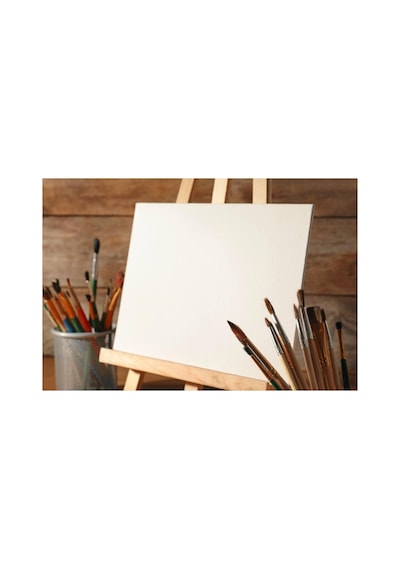 Renkli Çiçekler Ve Bisiklet Çerçeveli 50x65 Sayılarla Boyama Hobi Seti