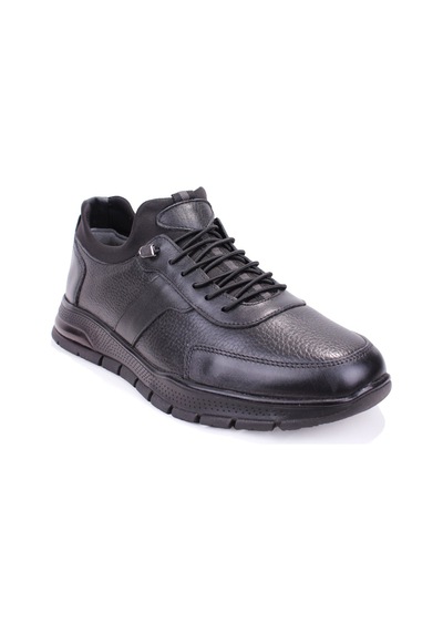 Dagoster Dma08-1080 Siyah Ortopedik Günlük Slip On Erkek Deri Ayakkabı