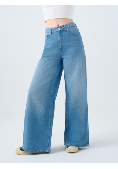 LOFT Palazzo Palazzo Fıt Kadın Pantolon Lf2039827 Q1.v1 Denim