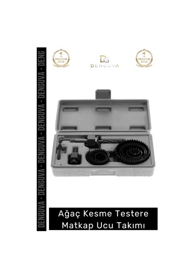Matkapucu 11 Parça Metal Ahşap Plastik Mdf Alüminyum Delik Açma Seti Tavan Kesme Matkap Ucu Takımı