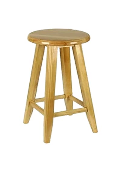 Yuvarlak Tabure Naturel 45 Cm