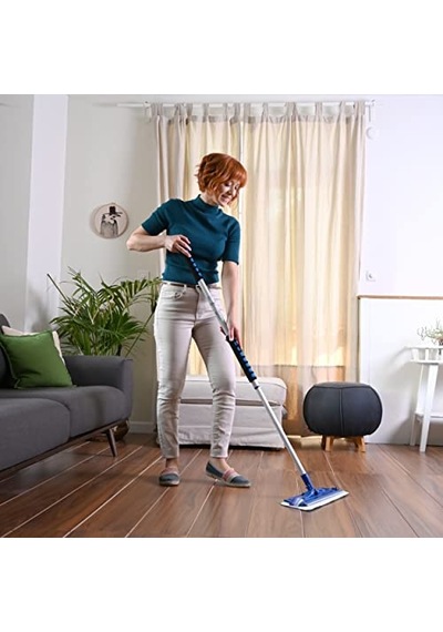 Mop Sopası, Teleskopik 90-150 Cm Ayarlanabilir Alüminyum Gövde, Soft Touch Kaymaz Sap, Standart Mop Başlıklarıyla