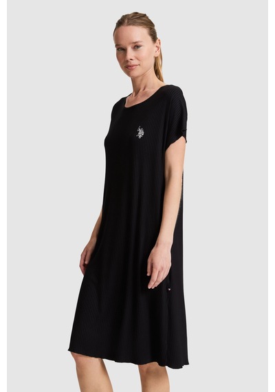 U.s. Polo Assn. Kadın Siyah Pijama Takım 50326529-vr046