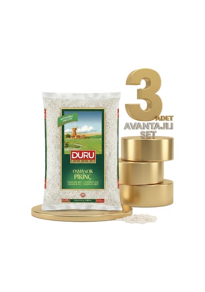 Duru Osmancı Pirinç 3x1 Kg