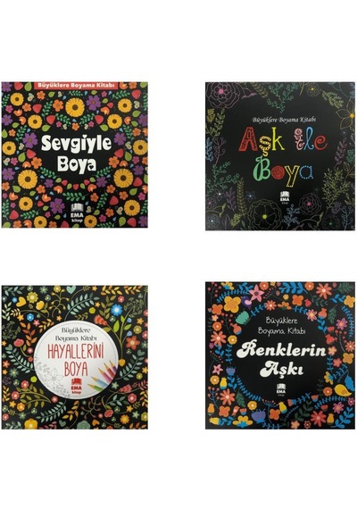 Ema Yetişkin Boyama Kitabı Seti Ofisinn No:27