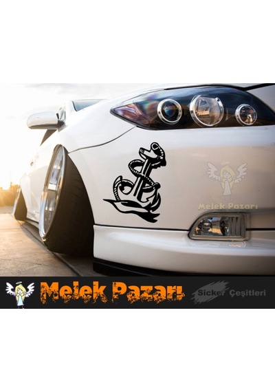 Gemi Çapası Araba Sticker