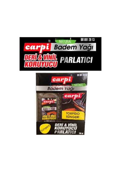 Carpi Lastik Parlatıcı Vinil Deri Koruyucu Badem Yağı-süngerli 200ml