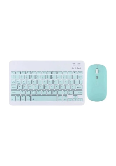 Kyb71 Kablosuz Türkçe Q Klavye Mouse Set - Açık Yeşil