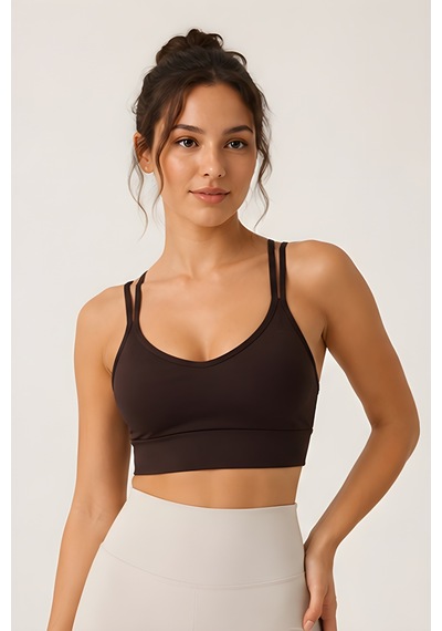 Lili Woman Kadın Çift Askılı Çapraz Sırt Detaylı Destekli Büstiyer E.9024k Kahverengi Lili Woman Kadın Çift Askılı Çapraz Sırt Detaylı Destekli Büstiyer E.9024k Kahverengi