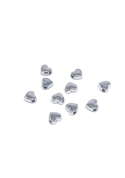 Kaplama Oval Kalp 10 Adet 7 Mm
