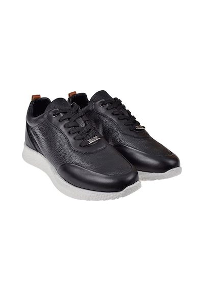 Hammer Jack Hakiki Deri Erkek Spor Ayakkabı Sneaker Hj-24260-m Siyah-siyah Siyah