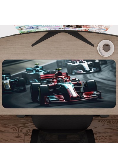 F1 Gaming Mouse Pad Kauçuk Kaymaz Taban Mousepad V3, 70x30 Xl