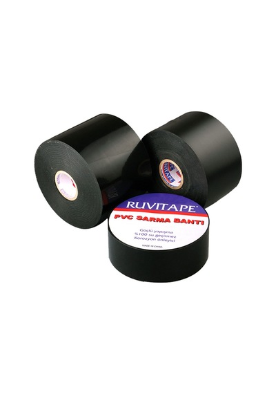 Ruvıtape Pvc Sarma Bantı (Pvc Antikorozyon Bantı ) 100 Mm X 25 Mt