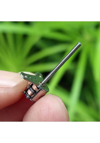 Micro Step Motor Uzun Mil 6X5,5Mm 2 Faz (Dikkat Çok Küçüktür )