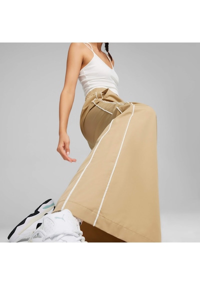 Puma T7 Kadın Relaxed Track Pantolon 624216 83 Bej